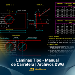 Láminas Tipo - Manual de Carretera | Archivos DWG
